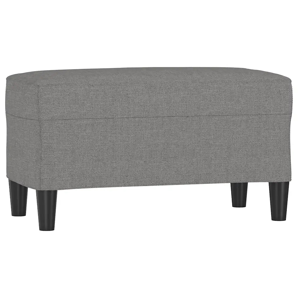 Panca Grigio Scuro 70x35x41 cm in Tessuto 349384