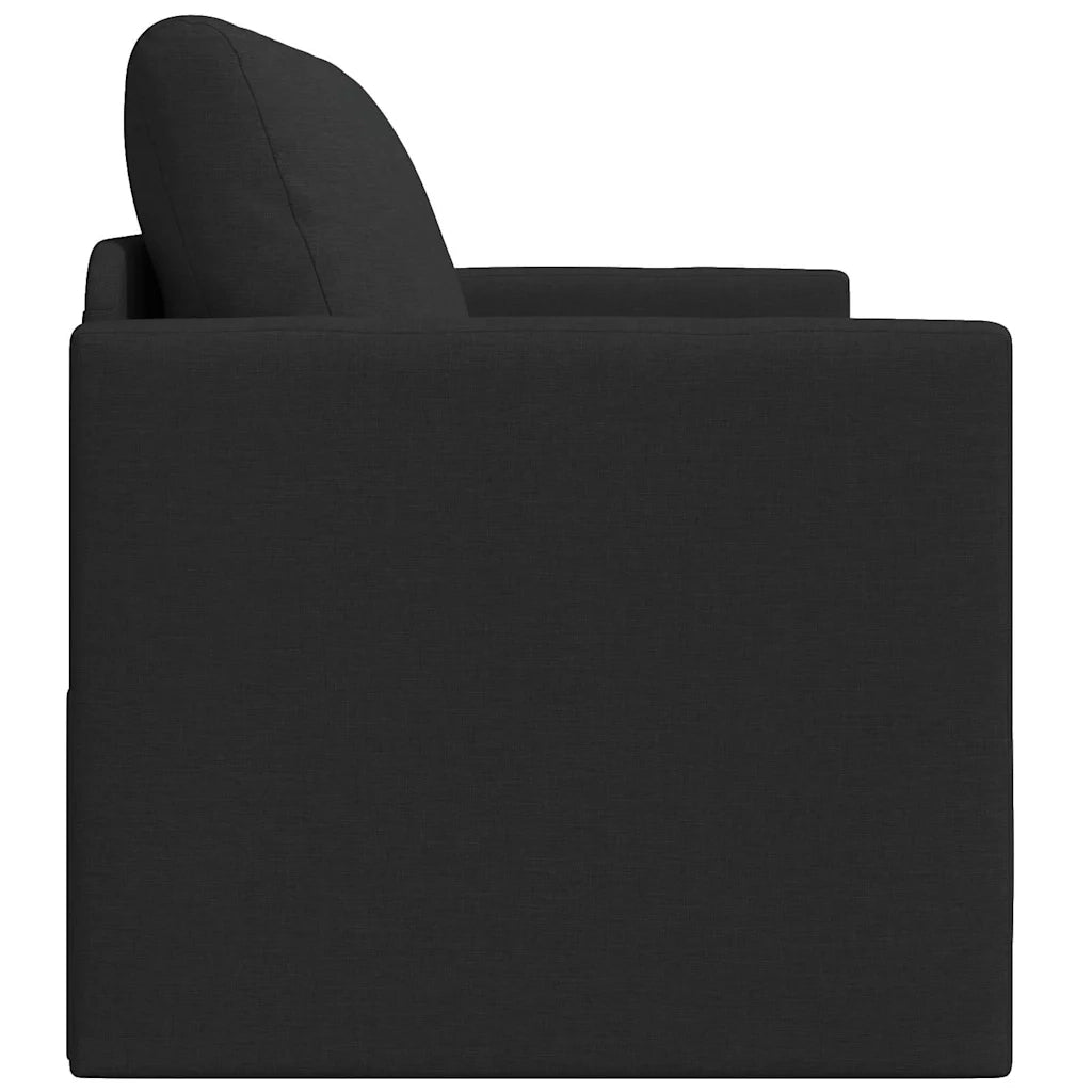 Divano letto | Sof¨¤ letto | Letto singolo 110cm Nero Tessuto