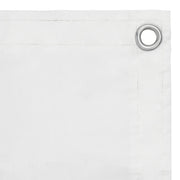 Paravento Balcone-Pannello per balcone Bianco 90x400 cm in Tessuto Oxford