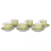 Set 6 tazze caffè Lucca cc 90