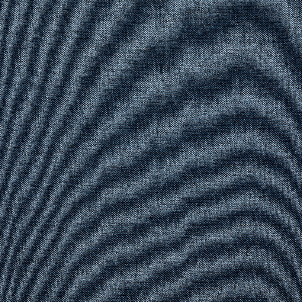 Set di 2 sedie da pranzo Sedute in poliestere blu scuro Gambe in metallo per sala da pranzo cucina