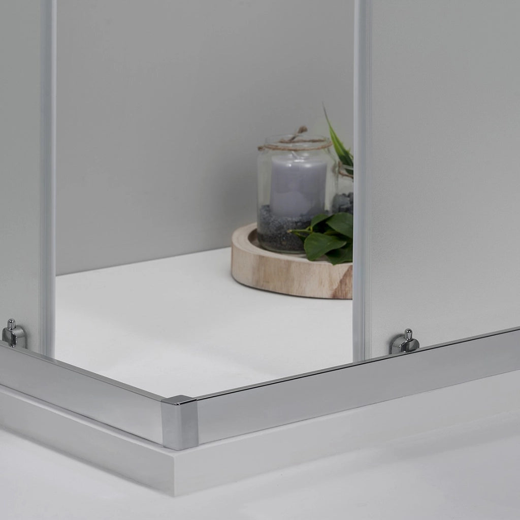 Box Doccia Elite Tre Lati 70x90x70 Cm Scorrevole Opaco