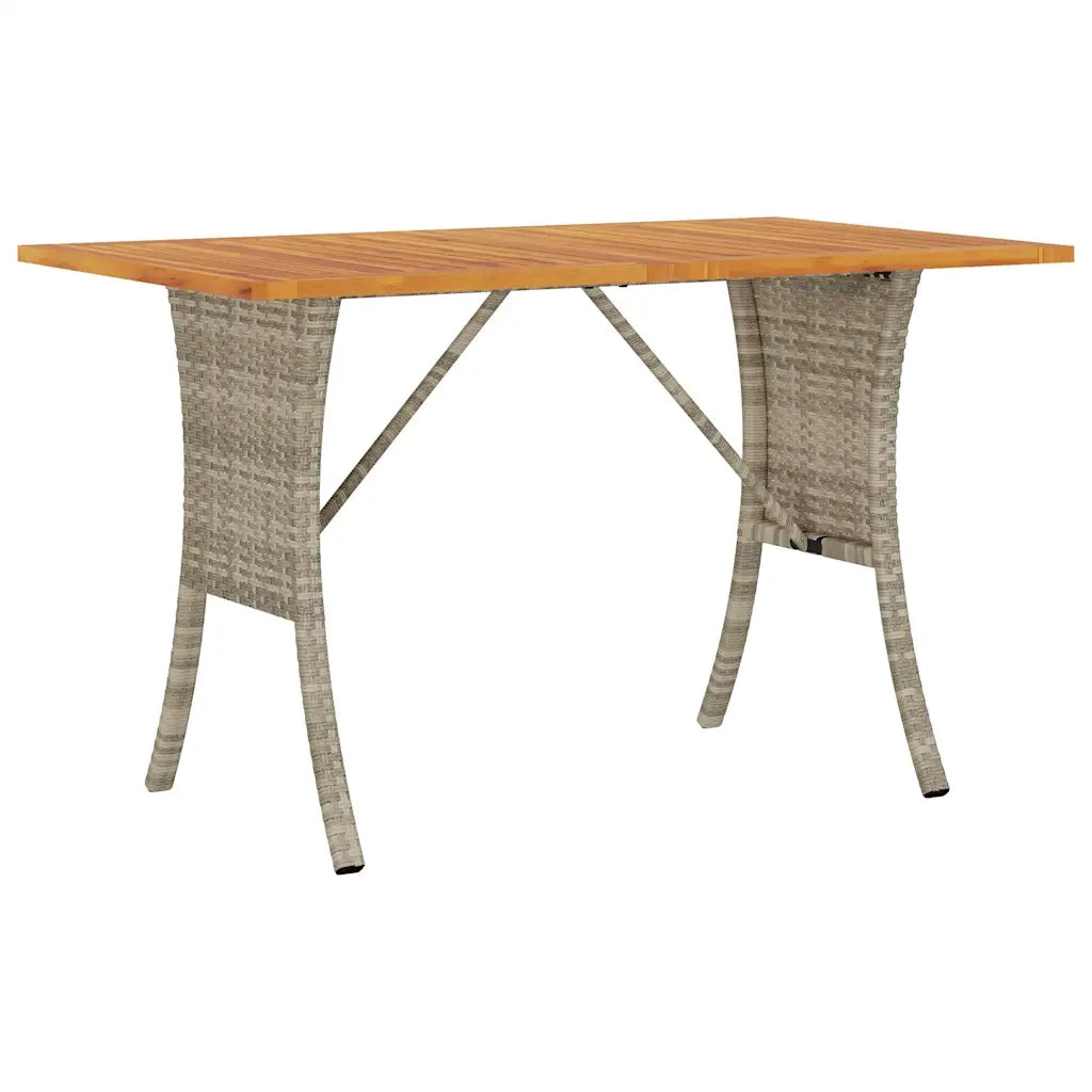 Set Divano da Giardino 6pz con Cuscini Grigio Chiaro Polyrattan 3324589