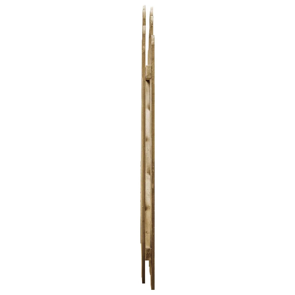 Cancello da Giardino in Legno di Pino Impregnato 100x100 cm cod mxl 46088