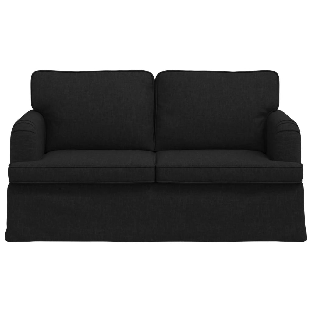 Divano Nero 144 x 80 x 85 cm Tessuto 42024485