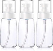 Set di flaconi da viaggio per essenze, shampoo e condizionatore, 60 ml, flaconi con pompa da 3 pezzi