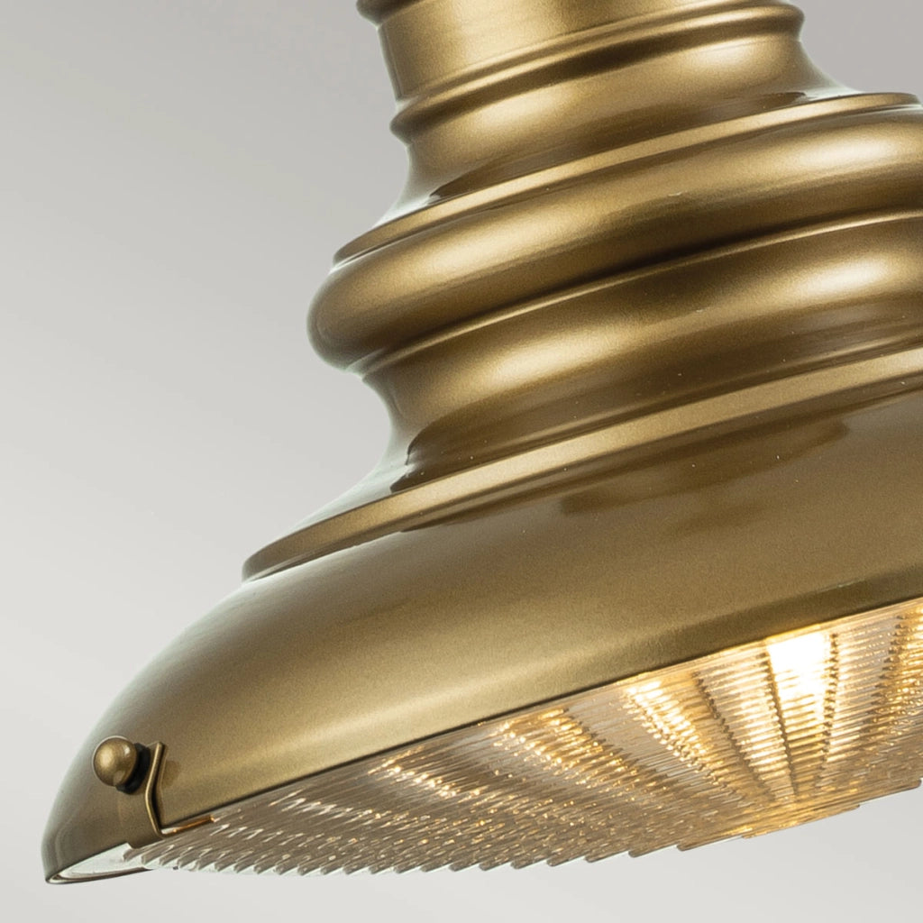 Lampada sospesa esterna classica bronzo E27 Feiss Redding