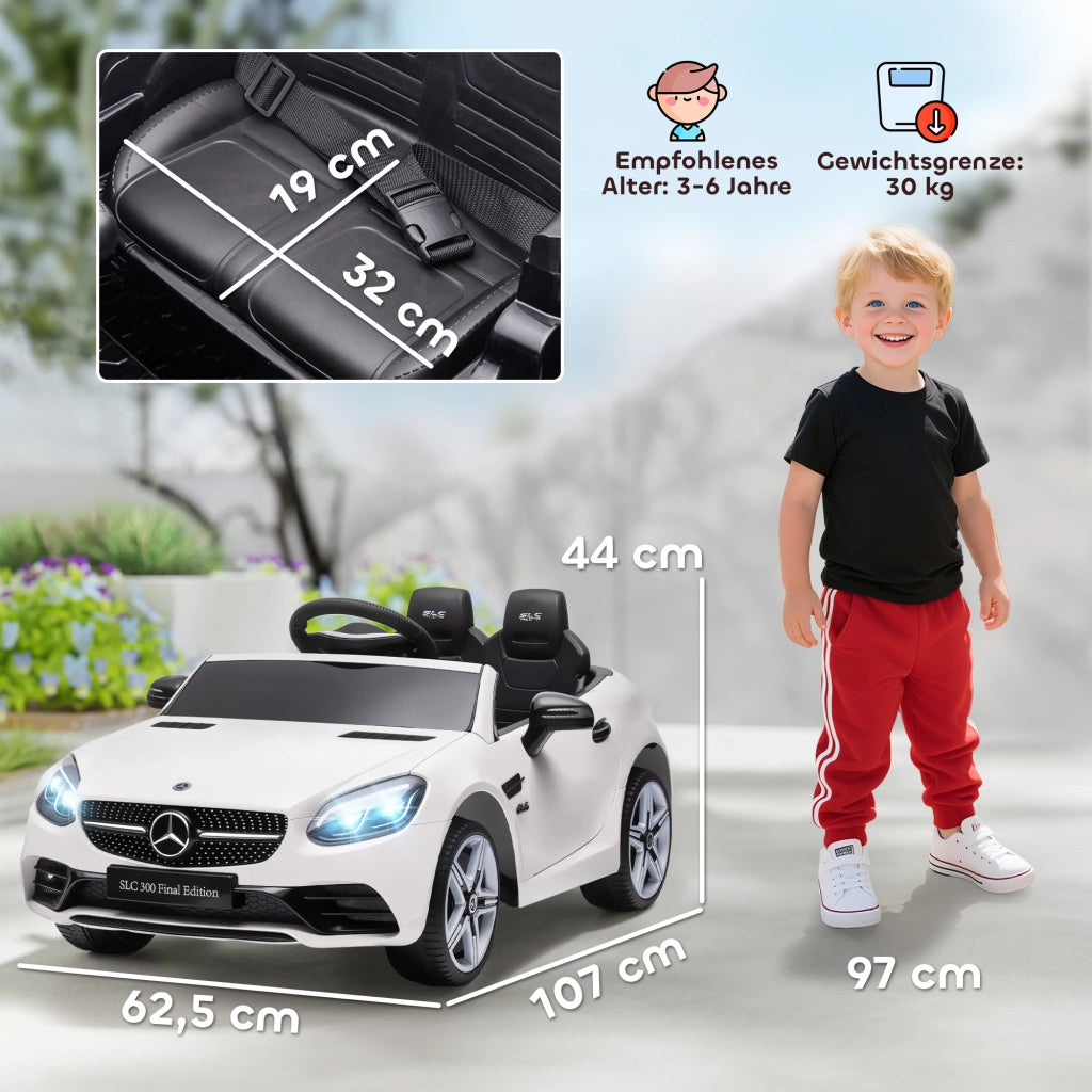 Auto elettrica per bambini ¨C Minimal ¨C bianco 107x62.5x44cm