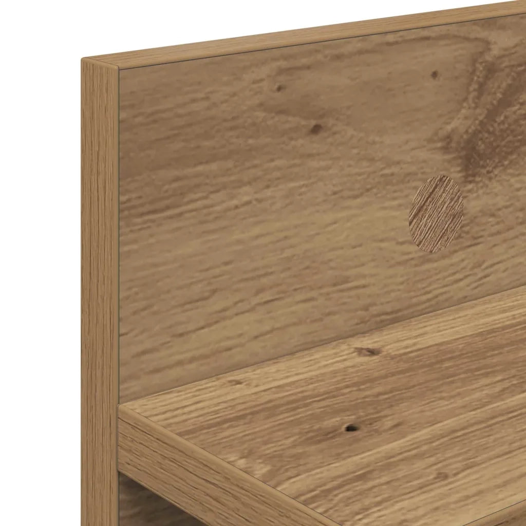 Appendiabiti a muro Rovere artigianale 80 x 10,5 x 18 cm CFW6615400