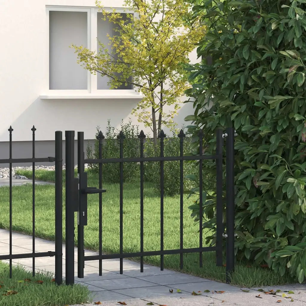 Cancello per recinzione Boxtel con punta a lancia 100x75 cm 144358