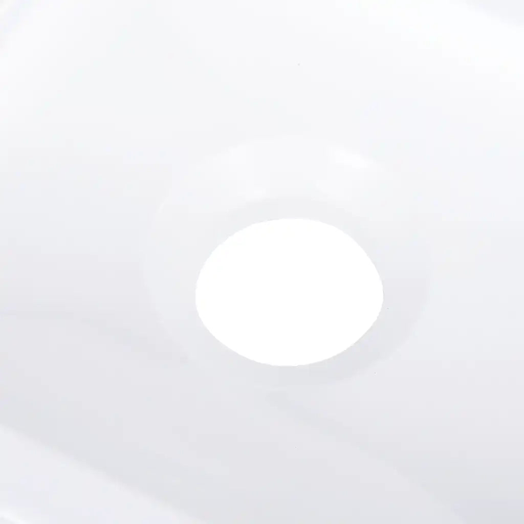 Lavabo-Lavandino-Lavello 400x220x90 mm in SMC Bianco
