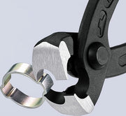 Tang per clippata - 220 mm - con rivestimento in plastica