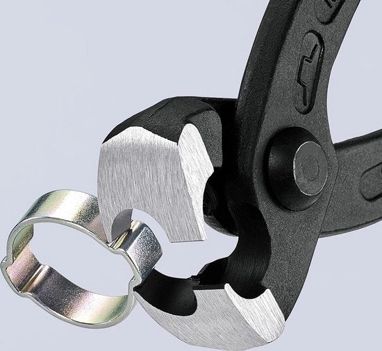 Tang per clippata - 220 mm - con rivestimento in plastica