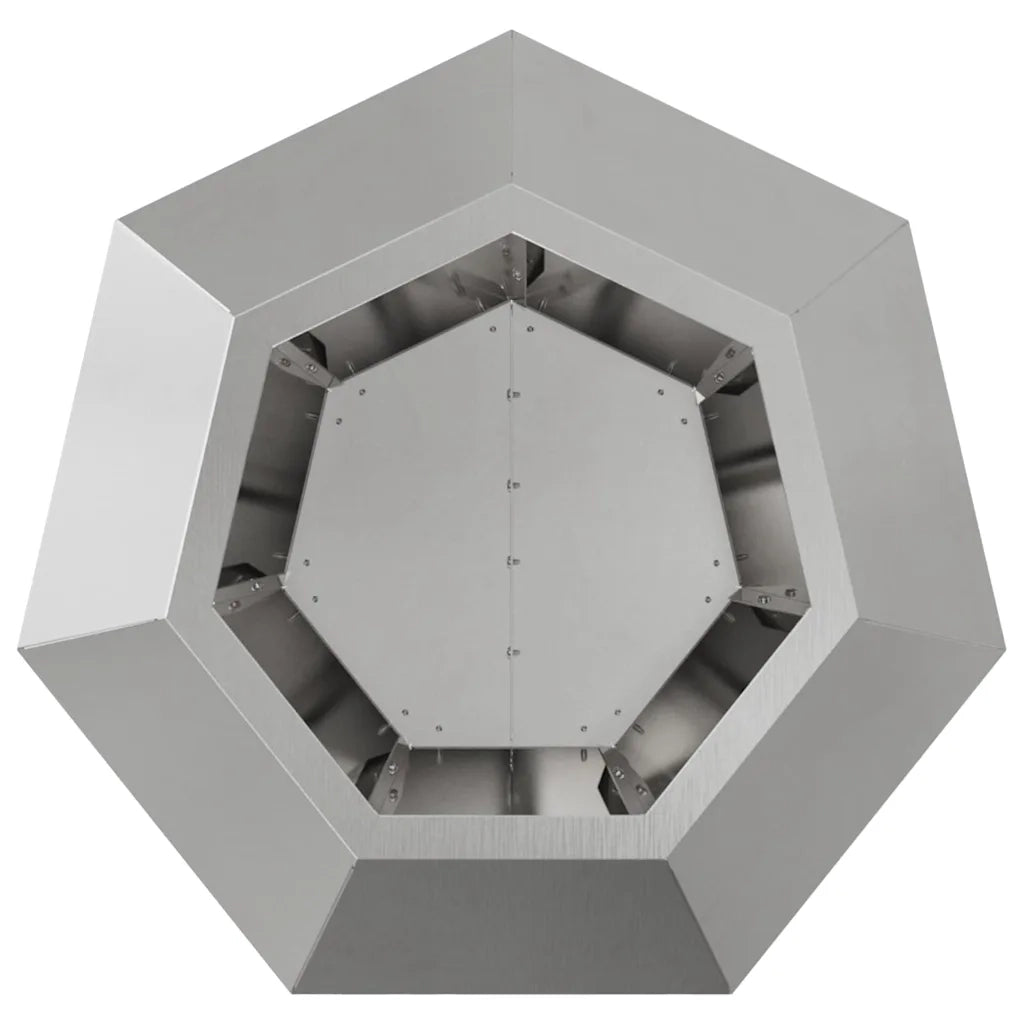 Fioriera Argento 50 x 50 x 40 cm Acciaio Inox 884060