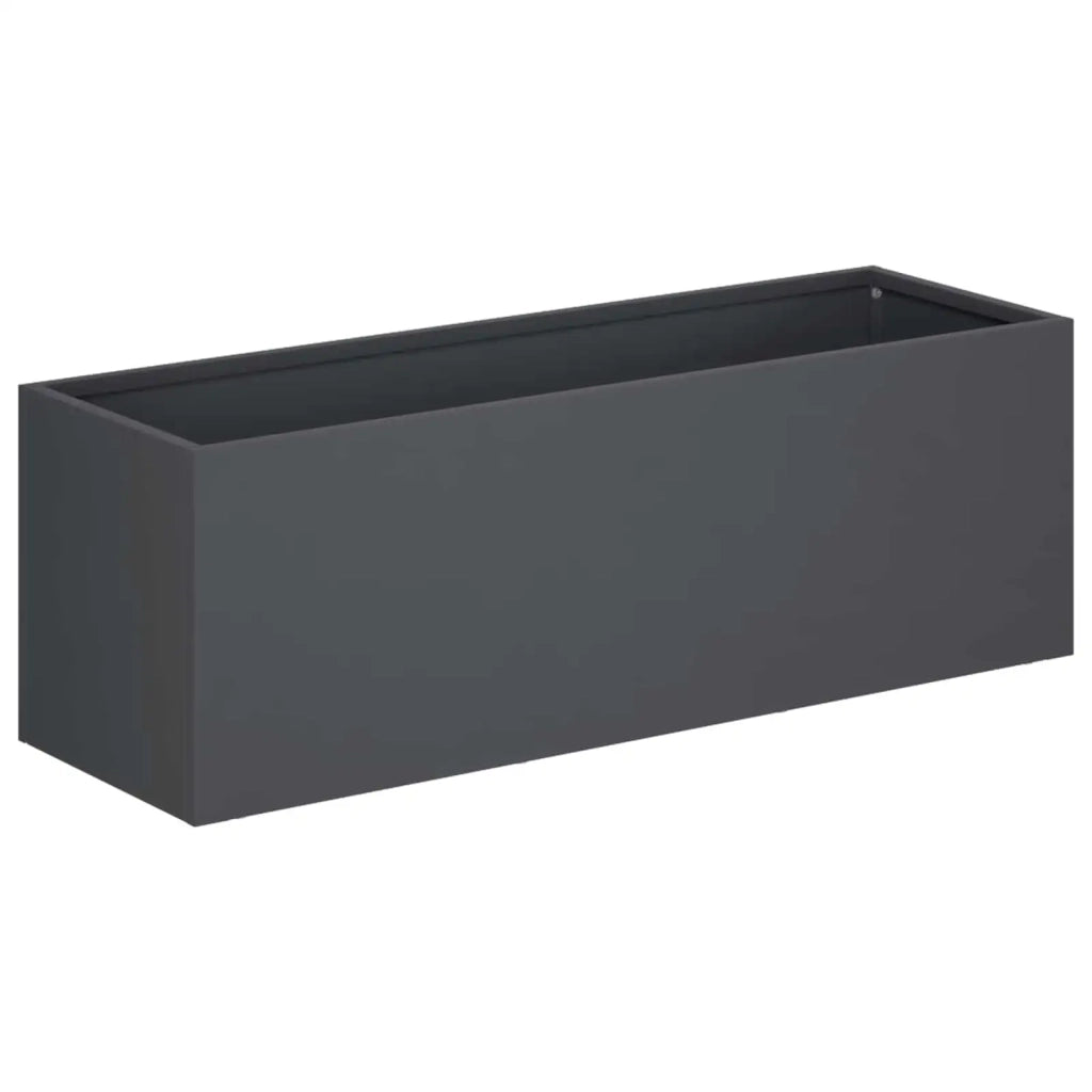 Vaso da giardino 2 pz Antracite 40 x 20 x 20 cm 8005139