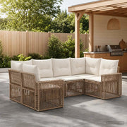 Set Divano da Giardino 6 pz 6-Numero di posti 3435222