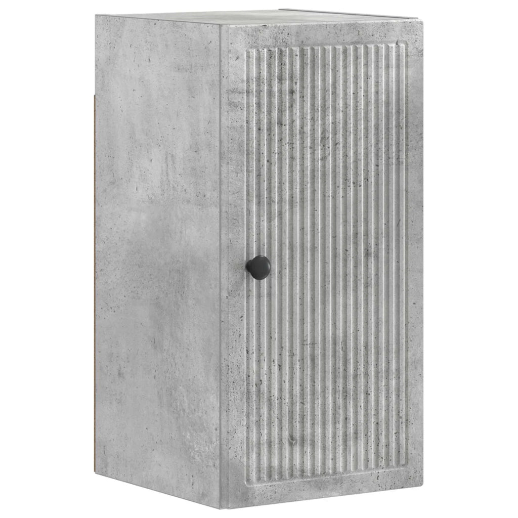 Set di Mobili da Bagno da 4 Pezzi EDE Grigio Cemento 3417903