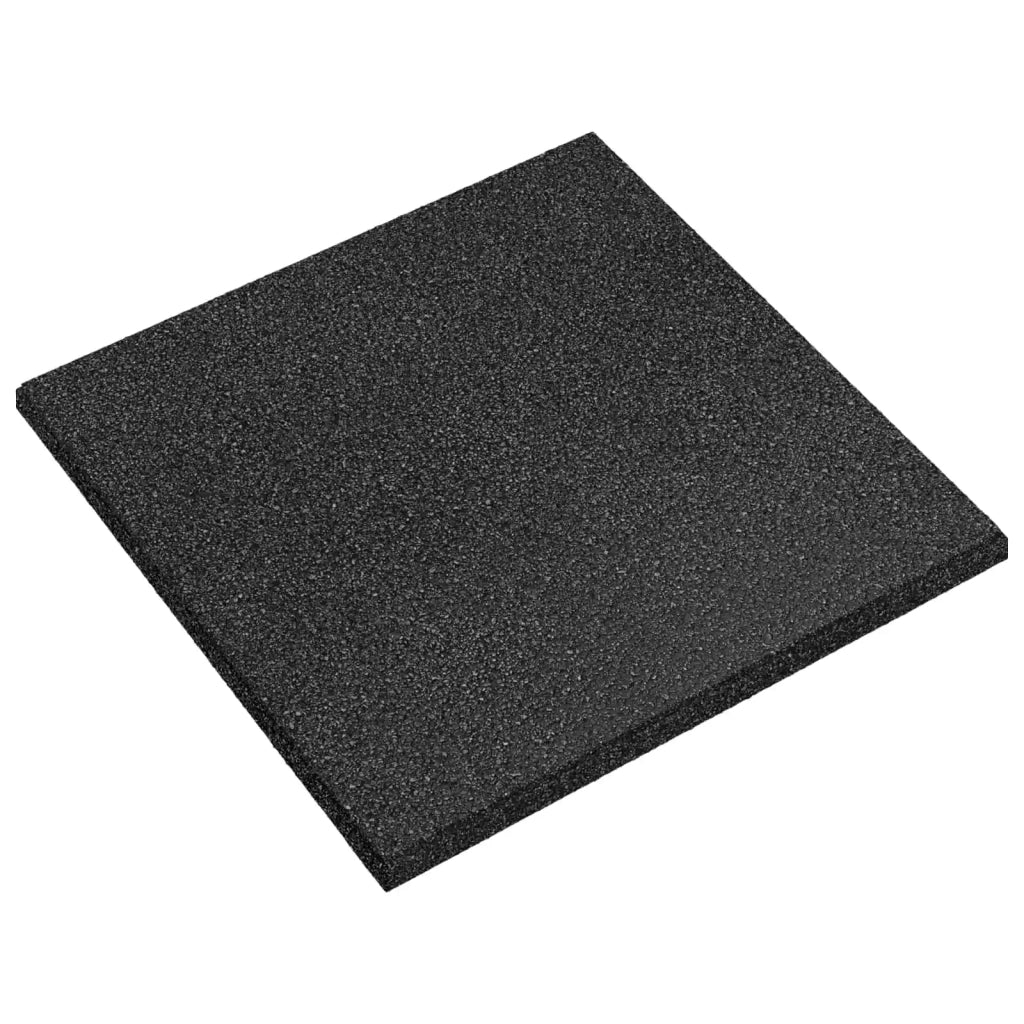 Piastrelle per Protezione dalle Cadute 18 pcs Nero 50 x 50 cm