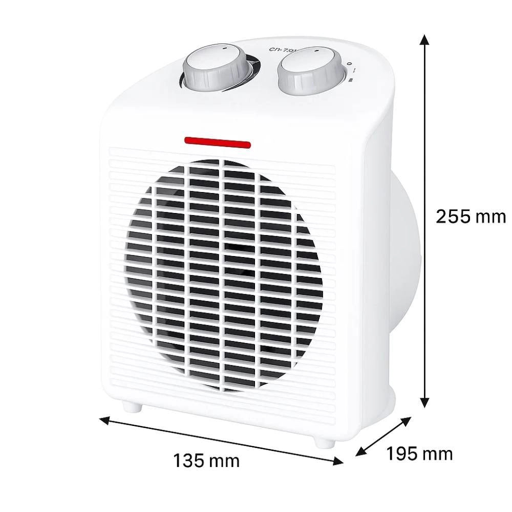 Vortis cdm5 termoventilatore elettrico 2000w con termostato regolabile