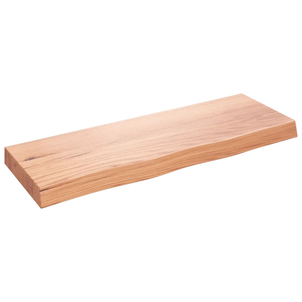 Piano Bagno Marrone 80x30x(2-6) cm Legno Massello Trattato CFW3658875