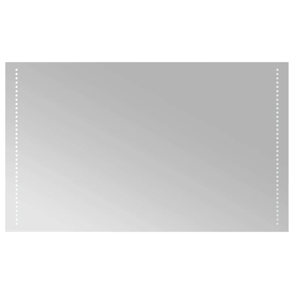 Specchio da bagno LED Trasparente 60 x 10 cm vetro temperato 42045786