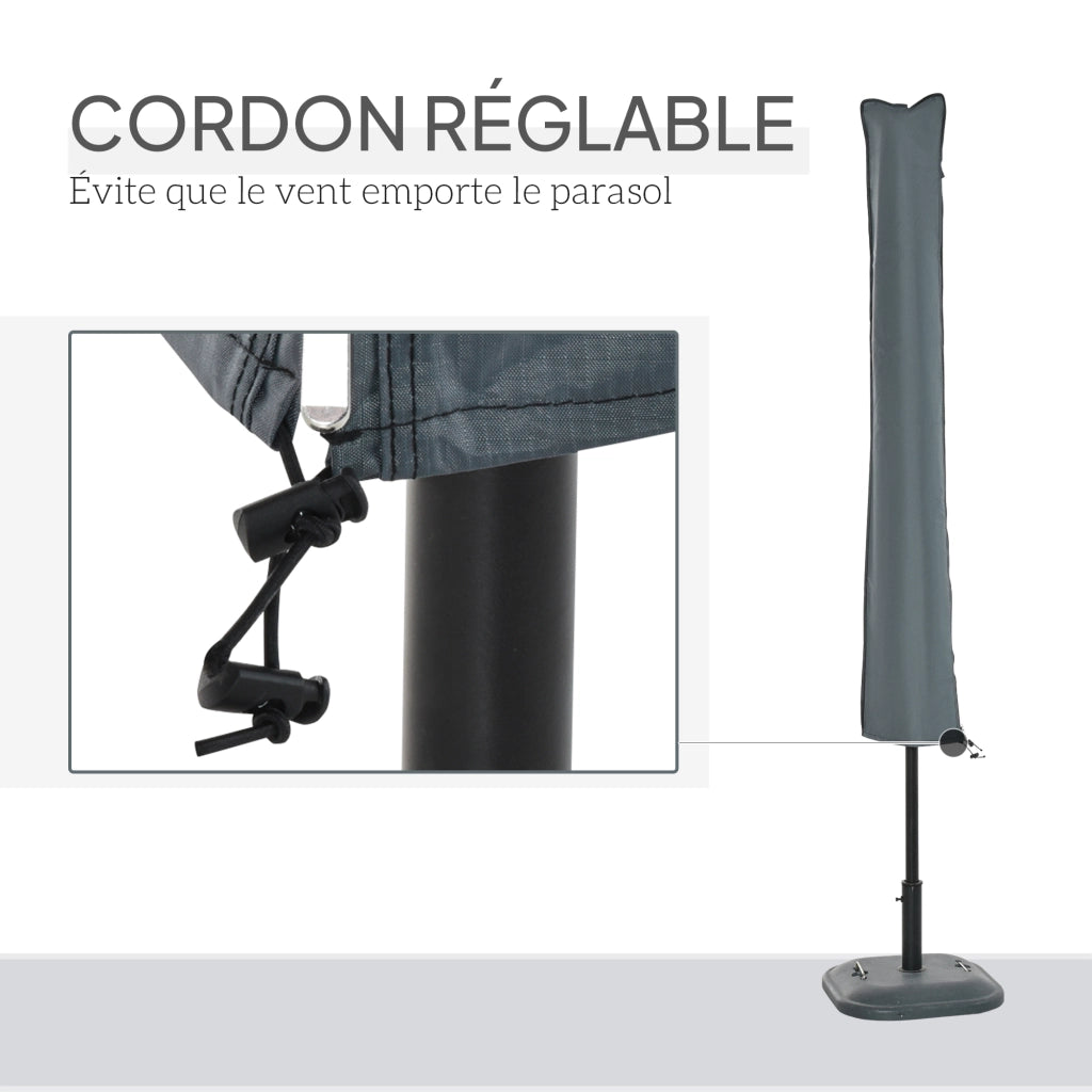 Copertura Impermeabile Parasol Dritto ¨C Minimal ¨C Grigio