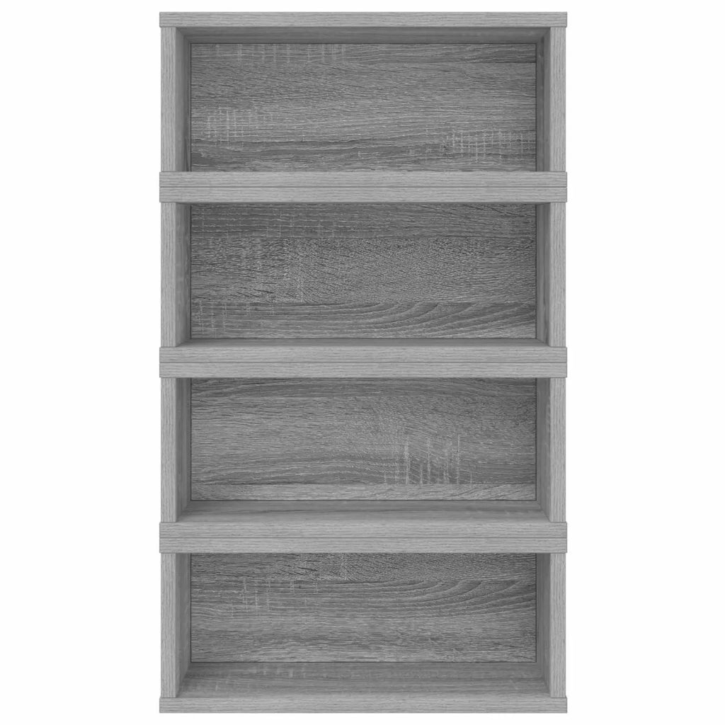Rack per Stoccaggio CD 4 pz Sonoma grigio 40 x 17 x 17 cm 8012723
