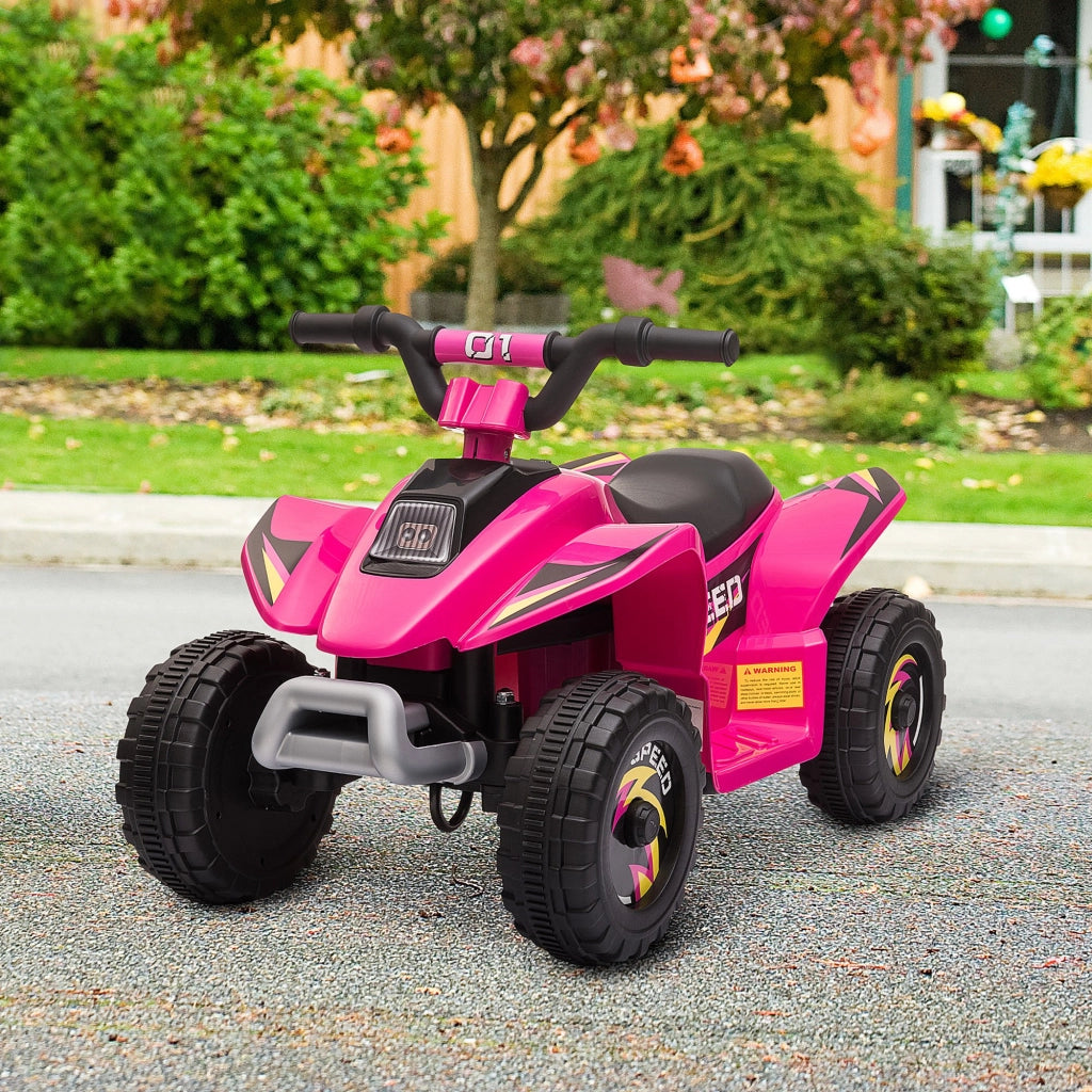 Quad Bambini Elettrico 6V ¨C Minimal ¨C Rosa 72x40x45.5 cm