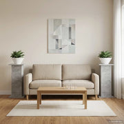 Supporto per piante 2 pcs Grigio Cemento 30,5 x 30 x 60,5 cm 899787