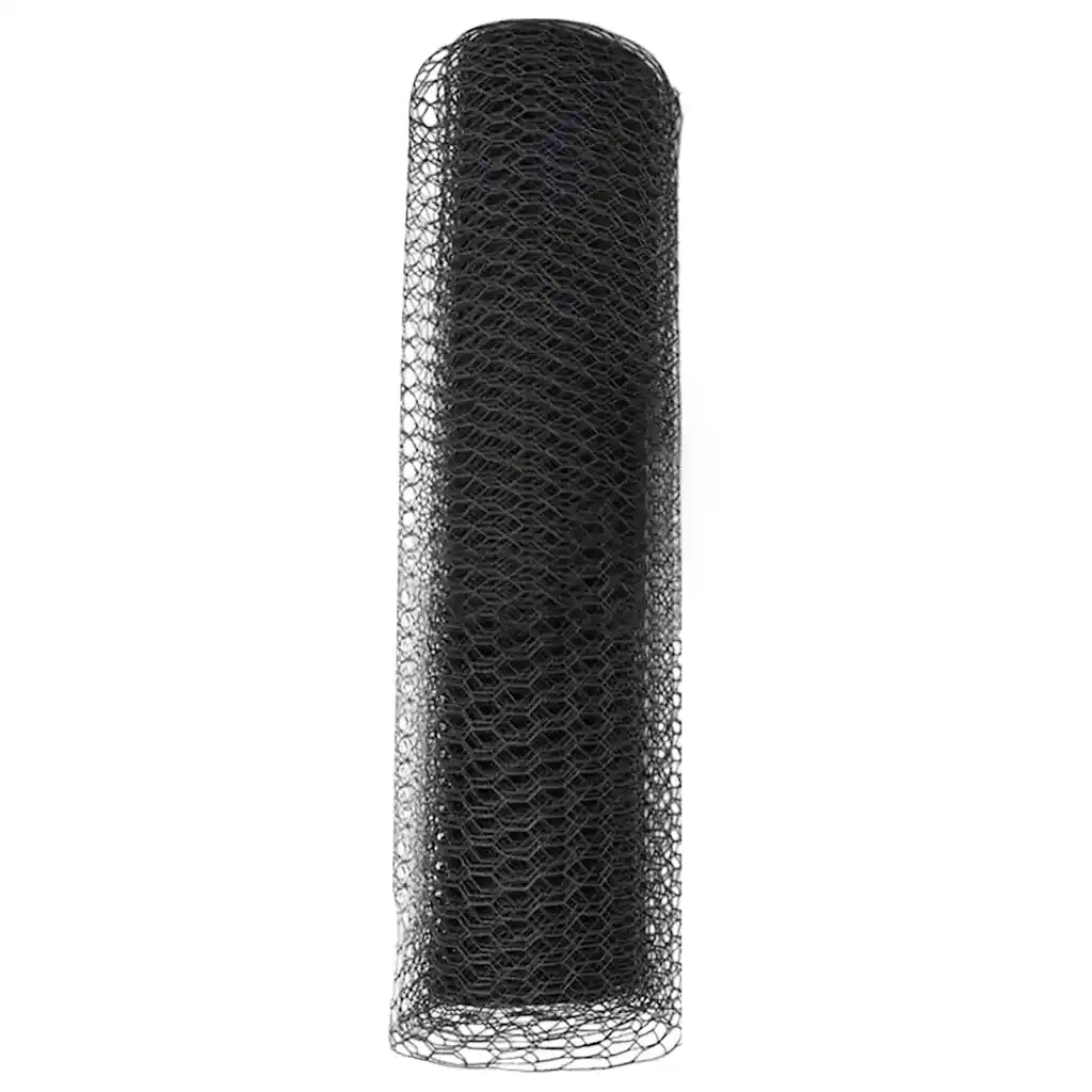 Recinzione da Giardino | Recinzione Esagonale Grigio 0,5 x 10 m PVC