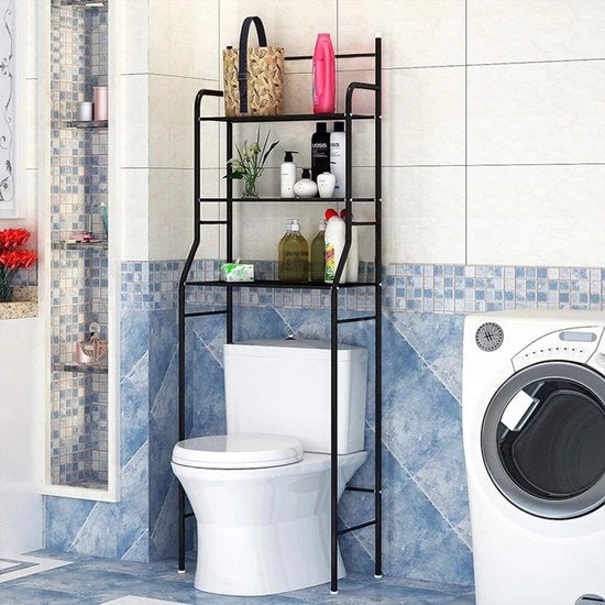 Opbergrek per Bagno a 3 Livelli con Gratale