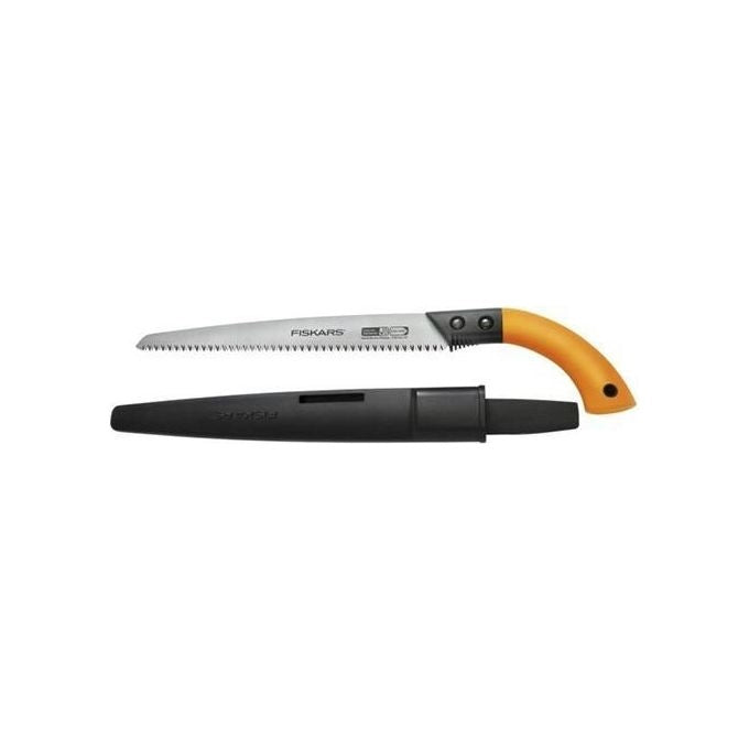 Fiskars 1001620 SW84 Seghetto a Lama Fissa 33 cm capacita' taglio 150 mm impugnatura SoftGrip con fodero colore Nero