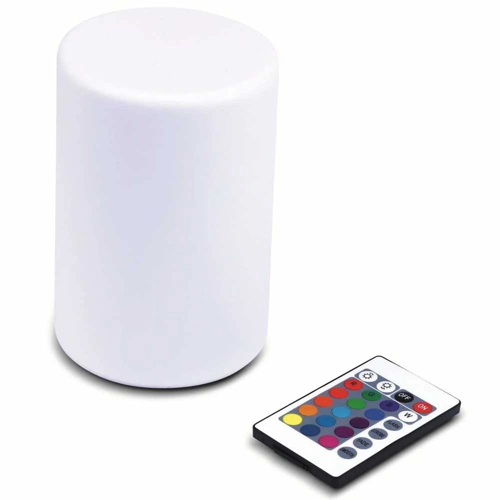 Lampda da Tavolo Moodlight LED RGB cambio Colore a Batteria con Telecomando