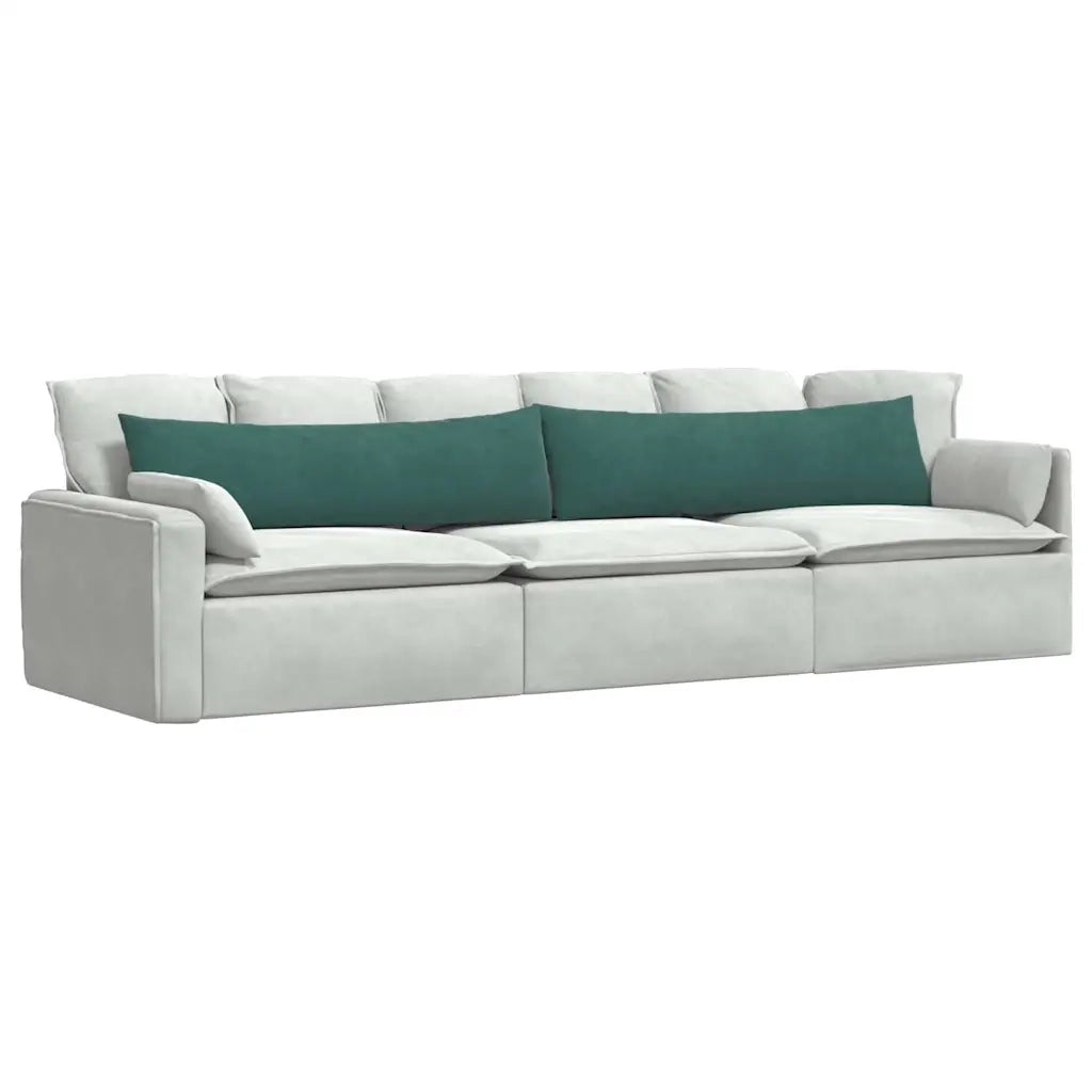 Cuscini da Divano 2 pcs Verde Scuro 145 x 40 cm 42013844