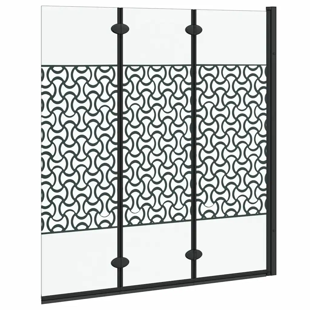 Involucro Doccia Nero e trasparente 130 x 130 cm