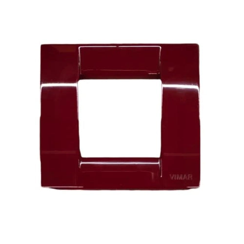 VIMAR IDEA - PLACCA CLASSICA 1/2 MODULI ROSSO RUBINO