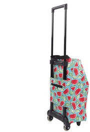 Carrello di Supermarket con Ruote e Ripiegabile