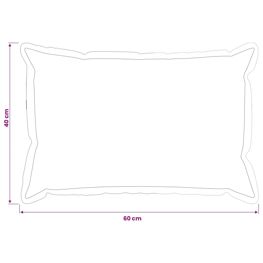 Federa 2 pcs HOUTEN Beige 40 x 60 cm Poliestere 917580