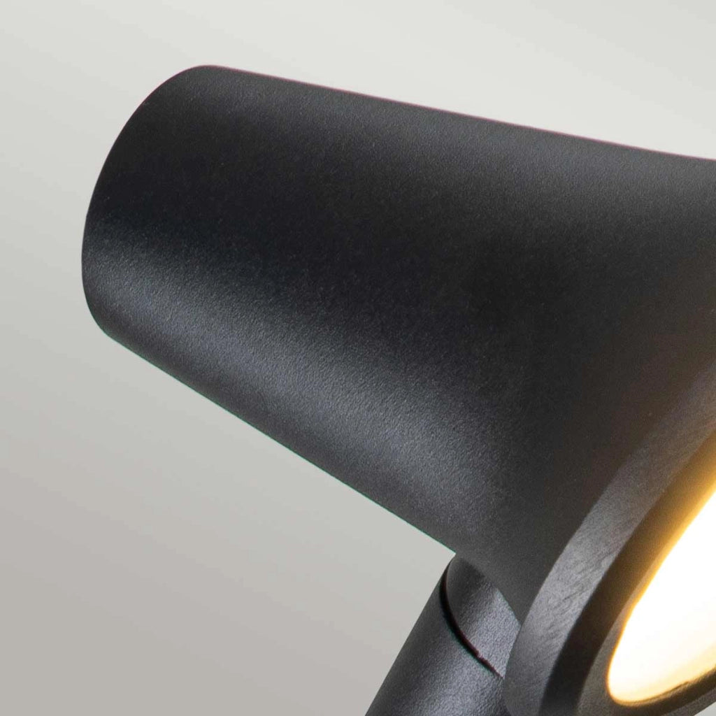 Applique esterno LED integrato 16W nera Elstead Selma