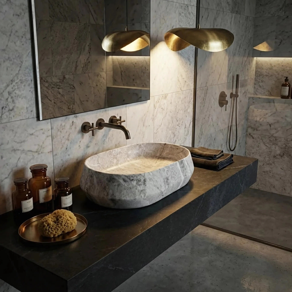Lavabo Da Appoggio Rea Zoe Rock