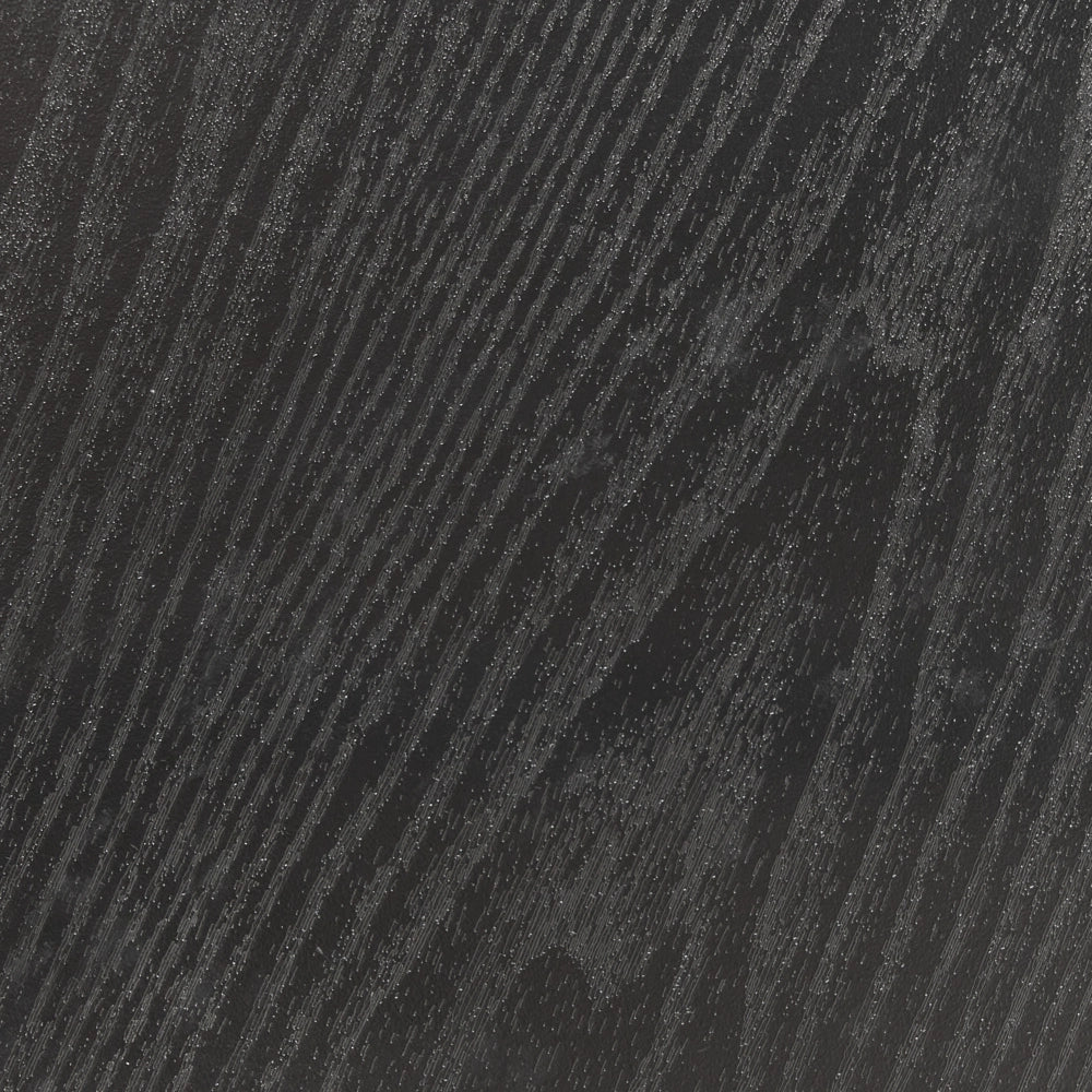 Tavolino con struttura in metallo e ripiano a 2 livelli in MDF rotondo nero stile moderno