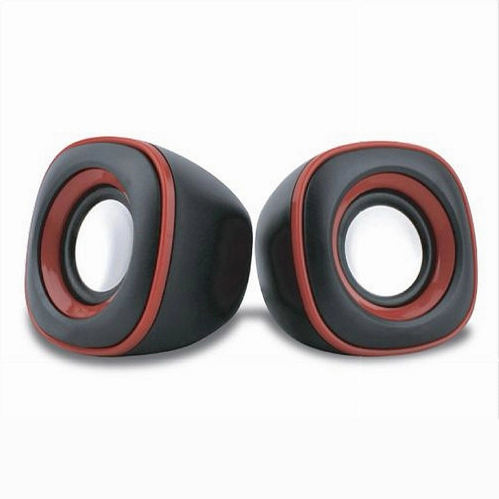 Trade Shop - Coppia Casse Speaker Wired 10w Altoparlanti Maxtech Ca-ss006 Pc Attacco Usb Aux -