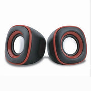 Trade Shop - Coppia Casse Speaker Wired 10w Altoparlanti Maxtech Ca-ss006 Pc Attacco Usb Aux -
