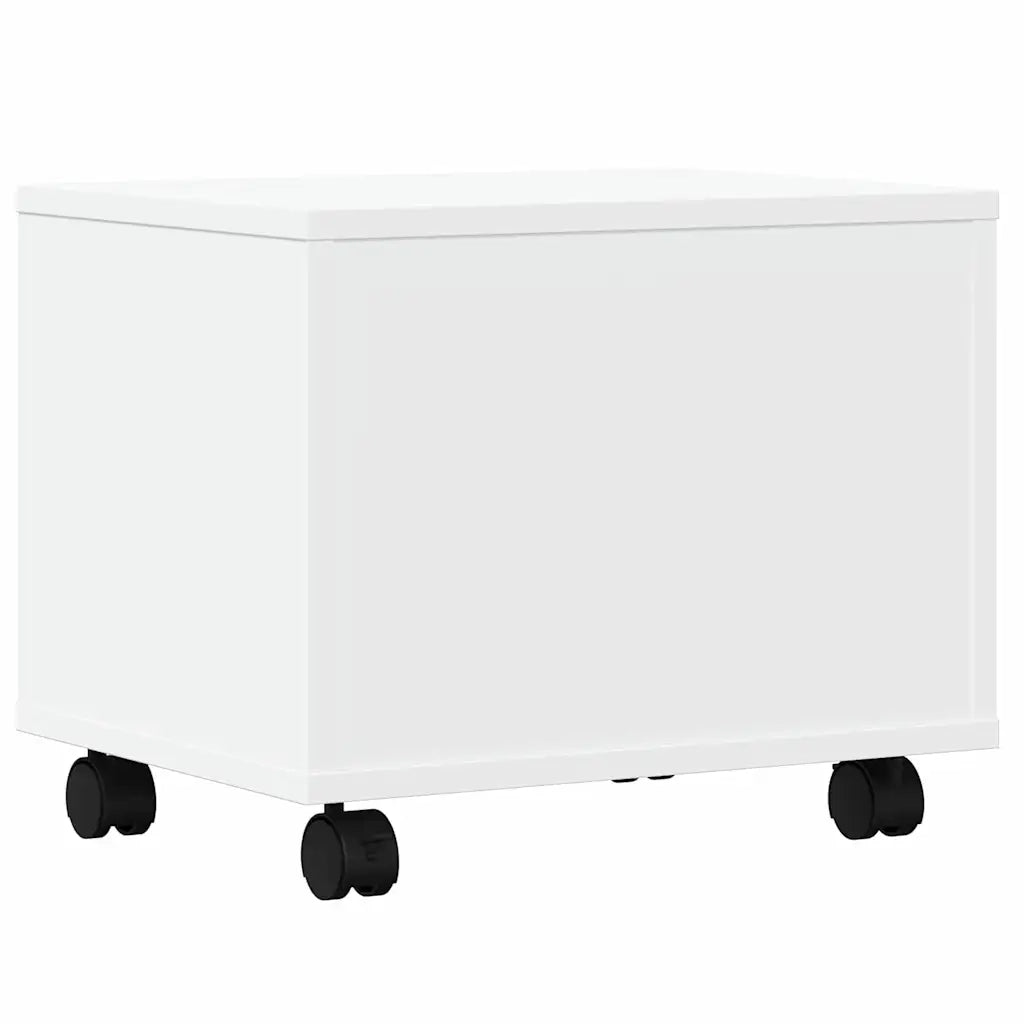 Supporto per Stampante con Ruote Bianco 41x32x34,5 cm 840611