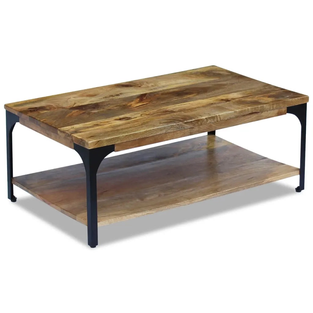 Tavolino da Salotto in Legno di Mango 100x60x38 cm 243341