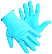 GUANTI MONOUSO IN NITRILE NITROFLEX CF.100 PZ. Col. Blu tg. 9,5 (XL)