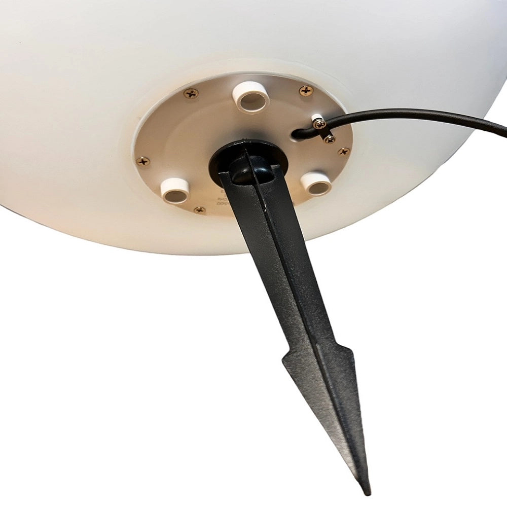 Lampada sfera luminosa 30cm per esterno IP65 da giardino luce a palla con attacco lampadine LED E27