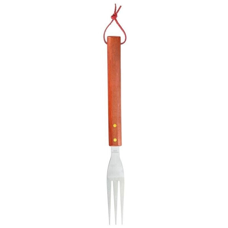 MAURY'S GRILL FORCHETTONE PER BBQ CON MANICO IN LEGNO DA 39 CM