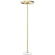 LAMPADA DA TERRA MODERNA CON LUCE DIMMERABILE CON INTERRUTTORE A PEDALE E 3 LUMINOSITÓ, ORO
