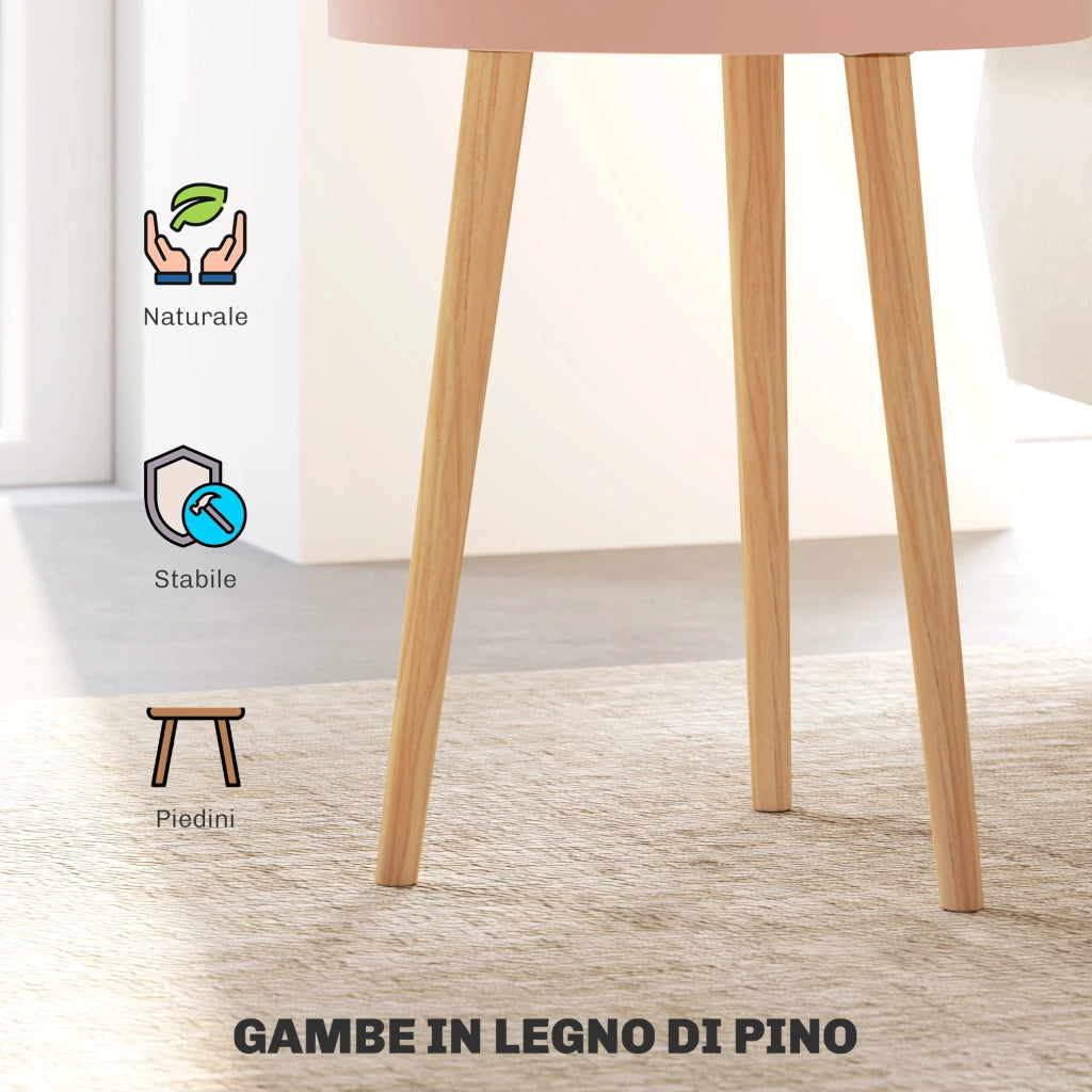 Set 2 Tavolini da Caff¨¨ con 3 Livelli e Vani Contenitore ¨C zephmum ¨C Multicolore
